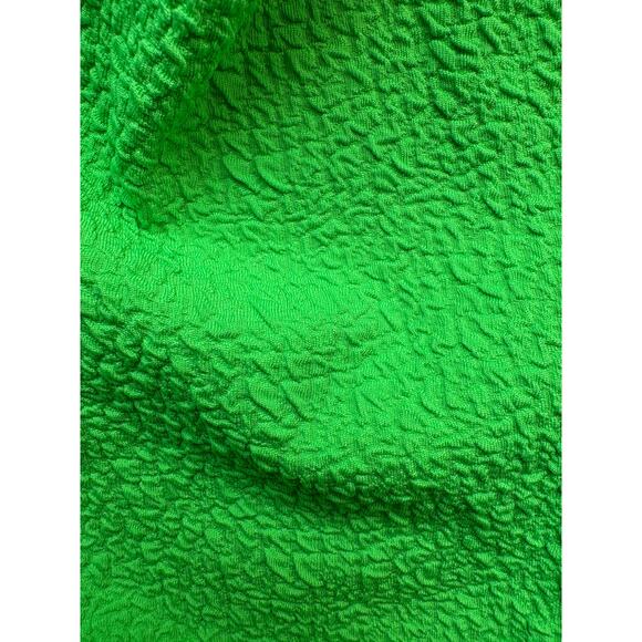 Mara Hoffman Blanca Lime Green One Piece Crinkle Swimsuit size XS - Picture 10 of 10